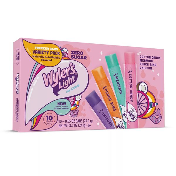 Wylers Light Watertok Sugar Free Freezer Bars, Assorted, 10 Piece Pack. — Dollar General