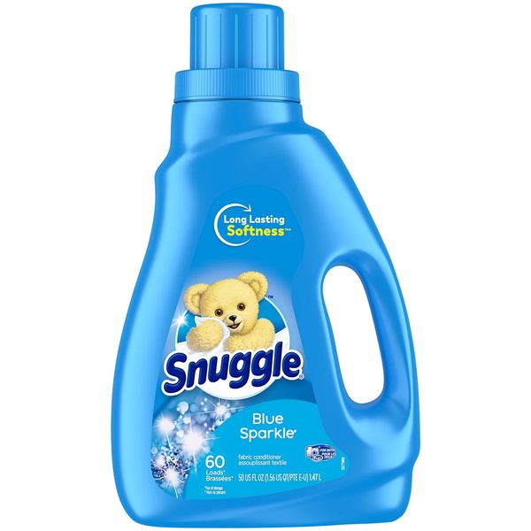 Snuggle Fabric Softener Liquid, Blue Sparkle, 50 Ounce, 60 Loads — 70% off during the remodel at Dollar General #10340