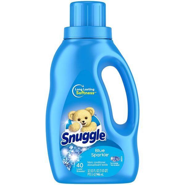 Snuggle Fabric Softener Liquid, Blue Sparkle, 32 Ounce, 40 Loads — 70% off during the remodel at Dollar General #10340