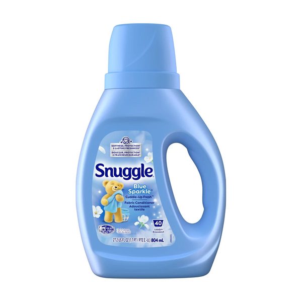 Snuggle Blue Sparkle Cuddle- Up Fresh 27.2oz Liquid Fabric Conditioner — 70% off during the remodel at Dollar General #10340