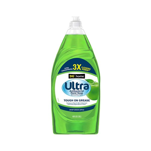 True Living Liquid Dish Soap Green Apple, 40 oz — 70% off during the remodel at Dollar General #10340