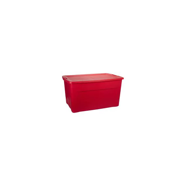 Sterilite 45 Gal Wheeled Storage Box with Lid, Red, 1 ct — Dollar General penny item