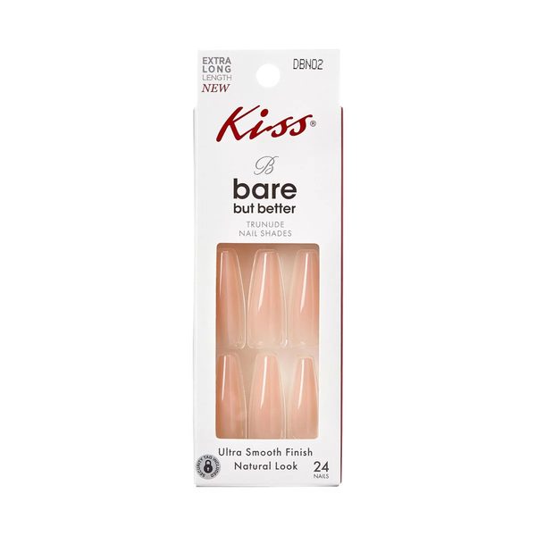 Kiss Bare But Better TruNude Nails - X-Long Length, 24 Count — Dollar General penny item