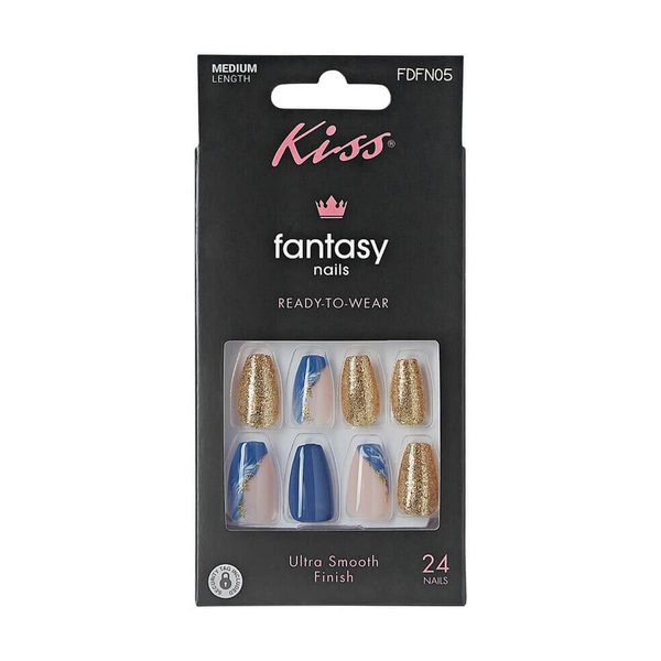 Kiss Ready-To-Wear Ultra-Smooth Fantasy Nails - Medium Length, 24 Count — Dollar General penny item