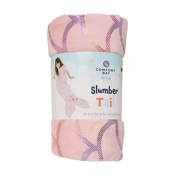 Comfort Bay Kids Slumber Tail Throw, 24 x 50 in - Assorted — Dollar General penny item