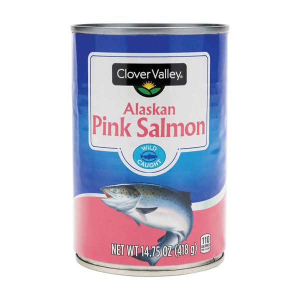 Clover Valley Wild Caught Alaskan Pink Salmon, 14.75 oz — Dollar General penny item