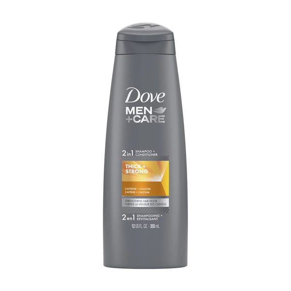 Dove Men+Care 2-in-1 Shampoo and Conditioner, Thick + Strong, 12 fl oz — Dollar General penny item