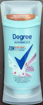 Degree Advanced Antiperspirant Deodorant White Flowers and Lychee 2.6 oz — Dollar General (SKU 22354201)