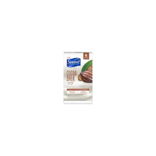 Suave Essentials Bar Soap - Cocoa Shea, 3.35 oz - 6 Count — Dollar General penny item