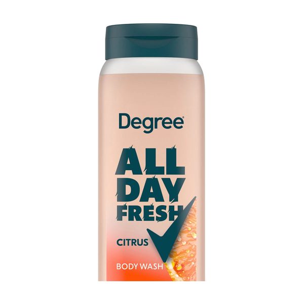 Degree All Day Fresh Body Wash, Citrus, 20 fl oz — Dollar General penny item