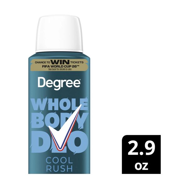 Degree Men Whole Body Deodorant, Cool Rush Scent, 2.9 oz — Dollar General penny item