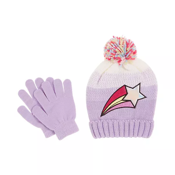 Shooting Star Hat and Gloves Set — Dollar General penny item