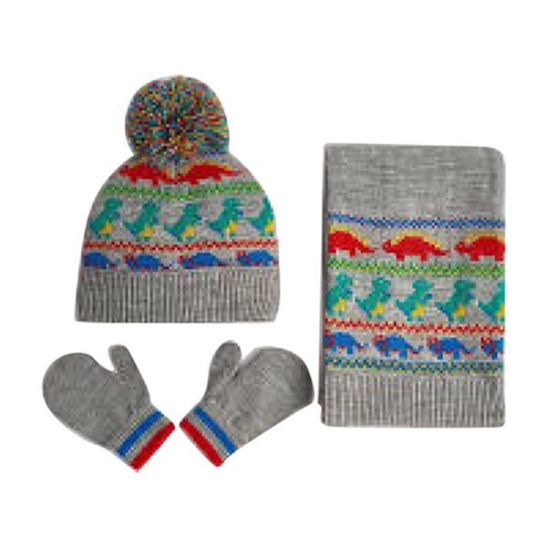 Abg Fashionable Winter Hat Muffler and Gloves Set — Dollar General penny item