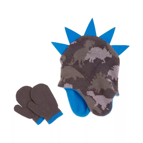 Dino Themed Hat and Gloves Set — Dollar General penny item