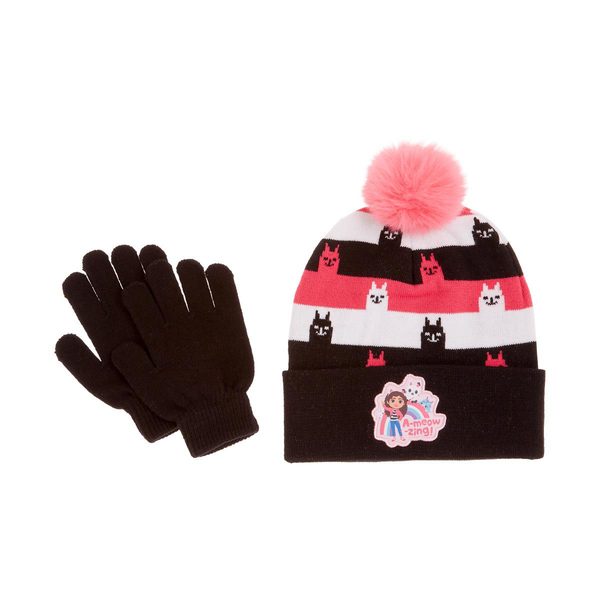 Gabby's Dollhouse Licensed Hat and Gloves Set — Dollar General penny item