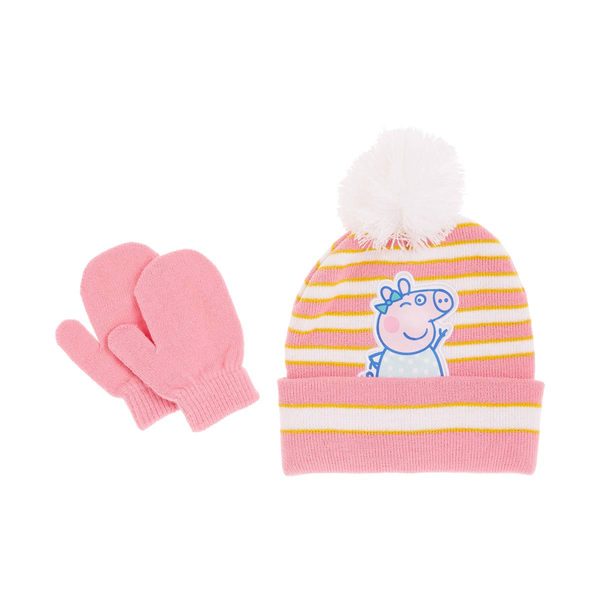 Peppa Pig Licensed Hat and Gloves Set — Dollar General penny item