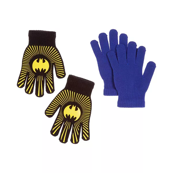 Batman Gloves Set, 2 pairs — Dollar General penny item