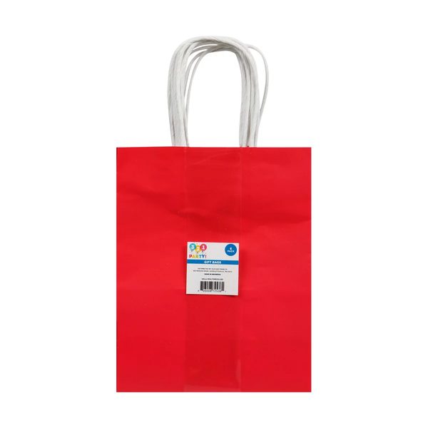 321 Party! Medium Red Shoppers, 6 Count — 70% off during the remodel at Dollar General #20186