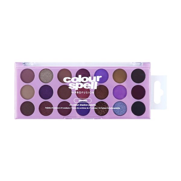 Colour Spell by Profusion 21 Colour Shadow Palette, Zenith — Dollar General penny item