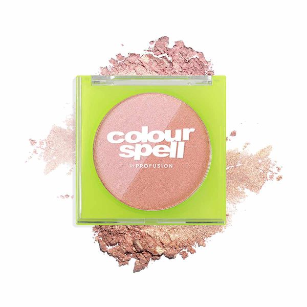 Colour Spell by Profusion Highlighter Duo, Crescent — Dollar General penny item