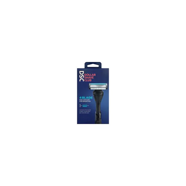 Dollar Shave Club 4-Blade Razor Starter Set 1 handle, 2 for 4-blade cartridges — Dollar General penny item