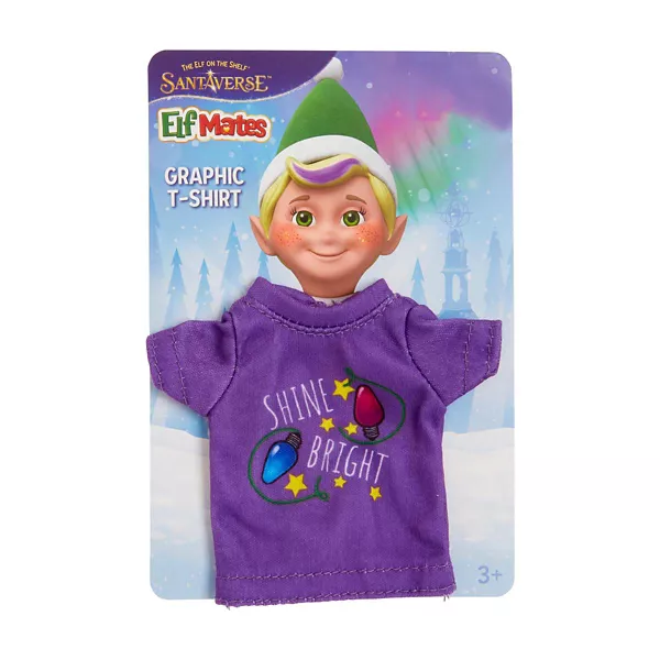 Elf Mates Cheerful Graphic T-shirts, 1 Count - Assorted — Dollar General penny item