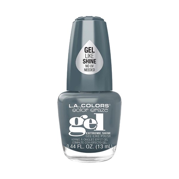 L.A. Colors Color Craze Gel-Like Nail Polish, Blue Moon - 0.44 fl oz — Dollar General penny item