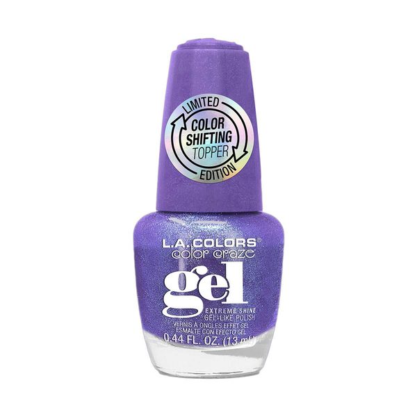 L.A. Colors Color Craze Color Shifting Topper Gel-Like Nail Polish, Nebula - 0.44 fl oz — Dollar General penny item