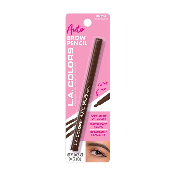 L.A. Colors Auto Brow Pencil, Medium Brown — Dollar General penny item
