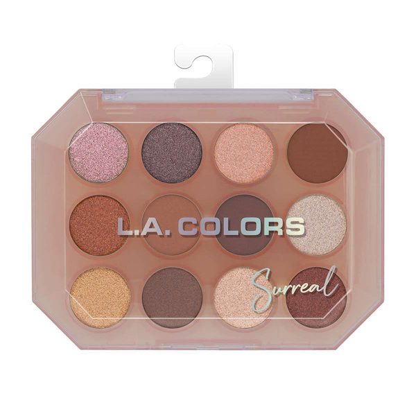 L.A. Colors 12 Color Eyeshadow Palette, Surreal — Dollar General penny item