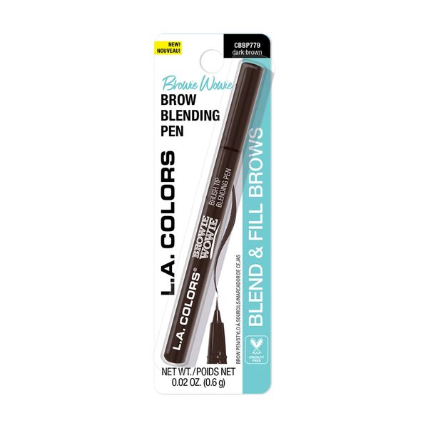 L.A. Colors Browie Wowie Brow Blending Pen, Dark Brown, 1 Count — Dollar General penny item