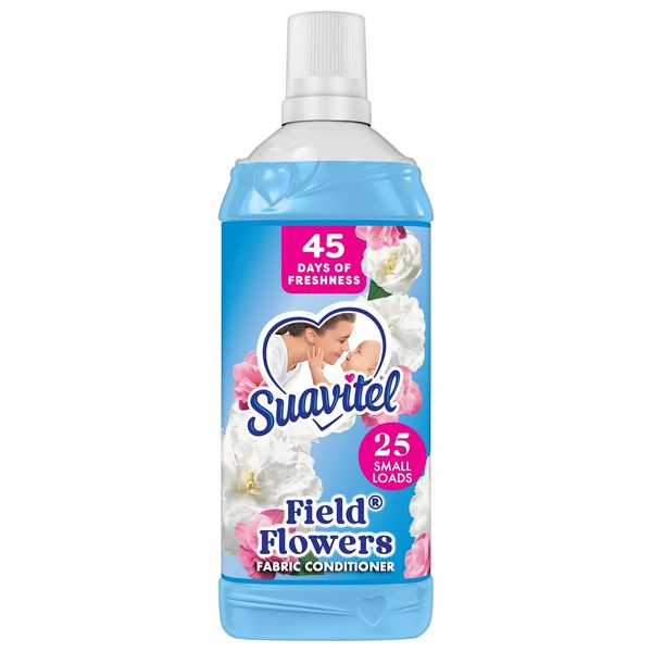Suavitel Fabric Conditioner, Fabric Softener, 45 Days of Freshness, Field Flowers Scent, 25 fl oz — 70% off during the remodel at Dollar General #10340