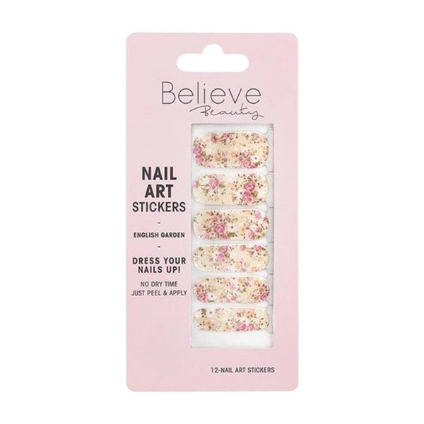 Believe Beauty Nail Sticker - English Garden — Dollar General penny item