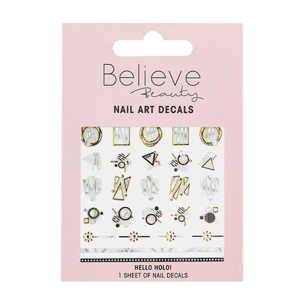 Believe Beauty Nail Decal - Hello Holo — Dollar General penny item