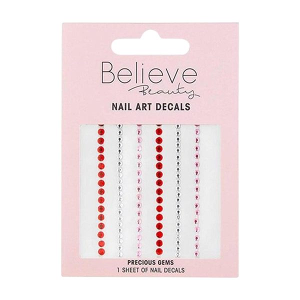 Believe Beauty Nail Decal - Precious Gems — Dollar General penny item