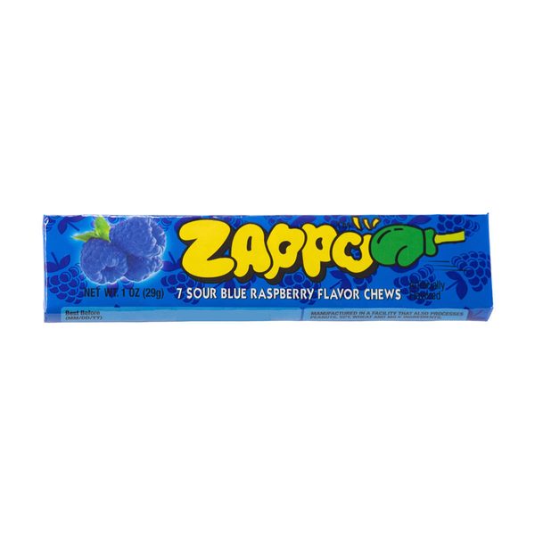 Zappo Sour Blue Raspberry Flavor Chews, 7 Pack — Dollar General (SKU 40049701)