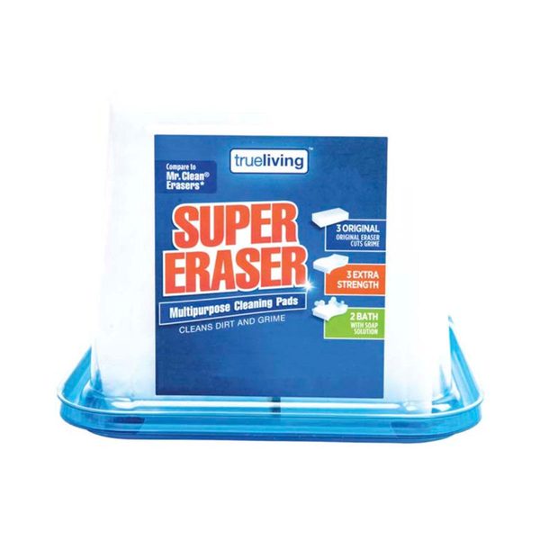 True Living Super Eraser Multipurpose Cleaning Pads Variety Pack, 8 Count — Dollar General penny item