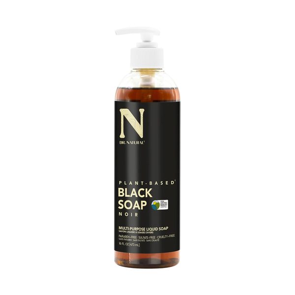 Dr. Natural Plant-Based Black Soap - Noir, 16 fl oz — Dollar General penny item