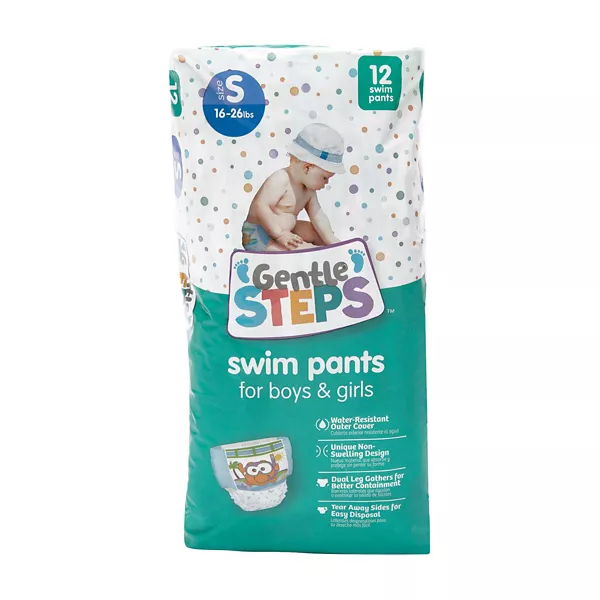 Gentle Steps Swim Pants for Boys & Girls, Small - 12 Count — Dollar General penny item