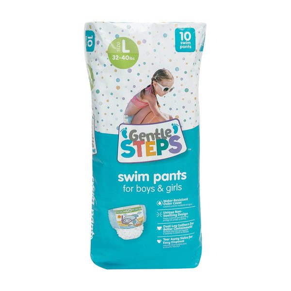 Gentle Steps Swim Pants for Boys and Girls, Large - 10 Count — Dollar General penny item