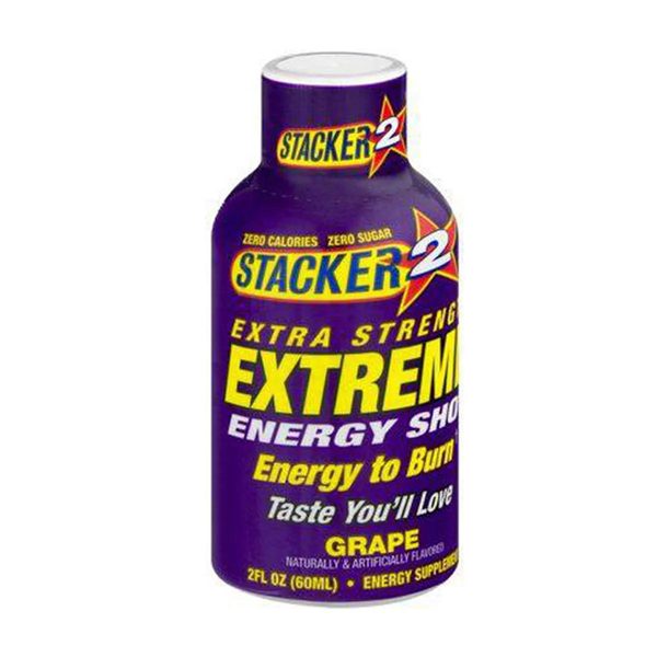 Stacker 2 Grape Flavor Extreme Energy Shot, 2 fl oz — 70% off during the remodel at Dollar General #10340