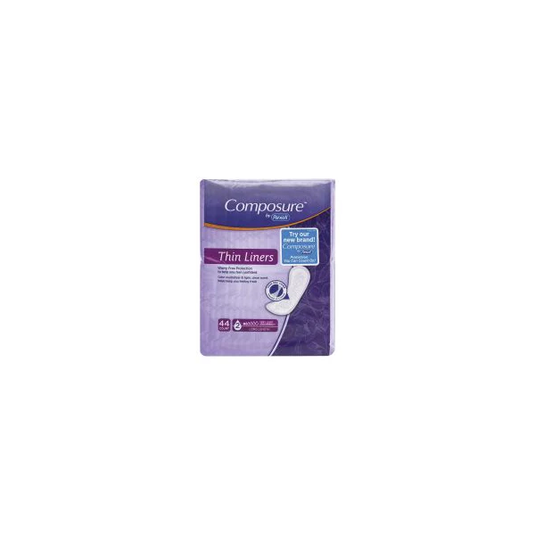 Composure Long Length Thin Liners, 44 Count — Dollar General penny item