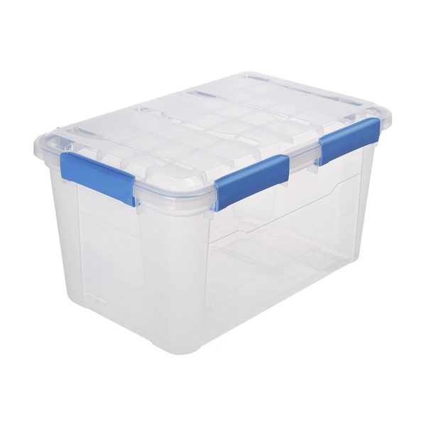 52.8 Quart Waterproof Clear Tote, 1 ct — 70% off during the remodel at Dollar General #20186
