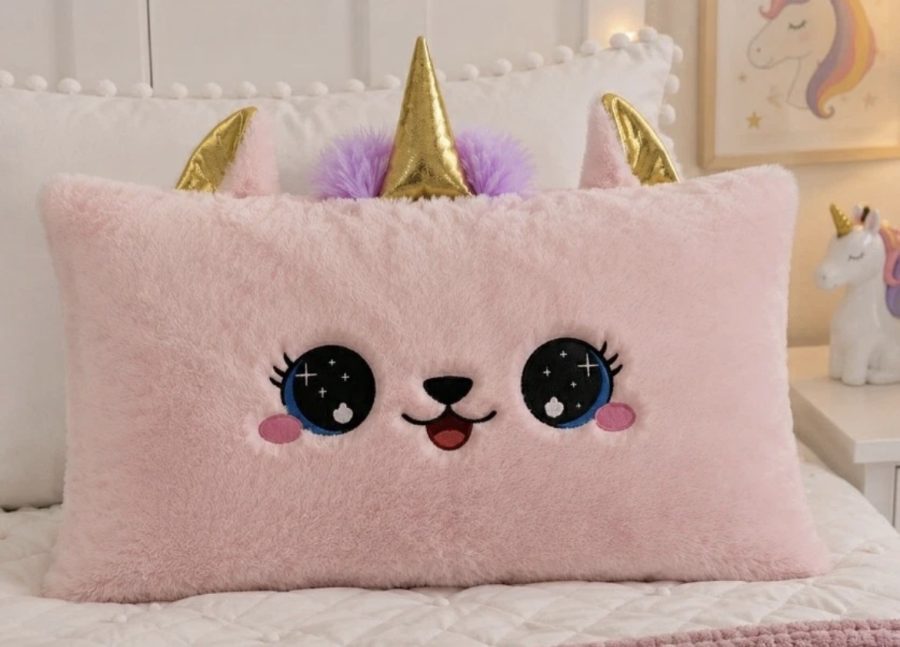 F25 Bed Pillow Plush Cat Comfort Bay Bed Pillow Assorted 1 — Dollar General