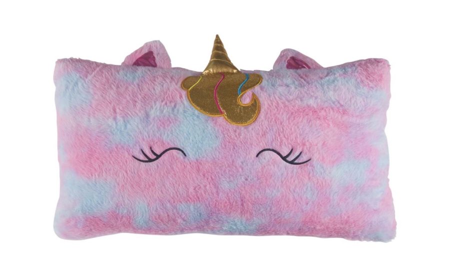 F25 Bed Pillow Plush Uni Comfort Bay Bed Pillow Ast 1 — Dollar General penny item