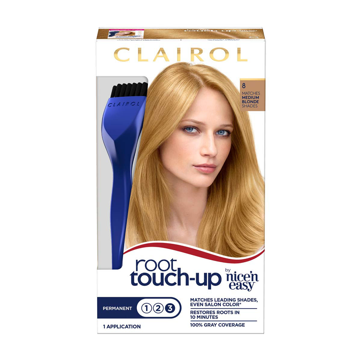 Clairol Root Touch-Up Permanent Hair Color Kit, 8 Medium Blonde — pOpshelf penny item