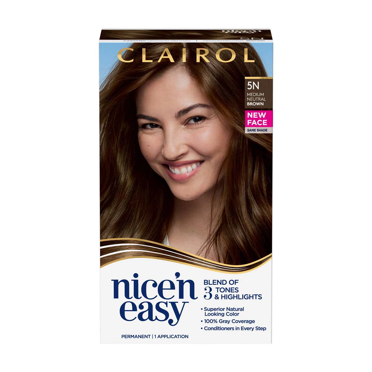 Clairol Nice'n Easy Permanent Hair Color Kit, 5N Med Ntrl Brown — pOpshelf penny item