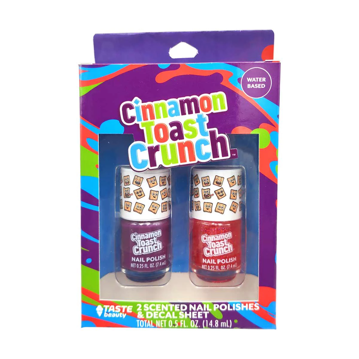 Taste Beauty Cinnamon Toast Crunch 2 Scented Nail Polish & Decal Sheet, 0.5 fl oz — pOpshelf penny item
