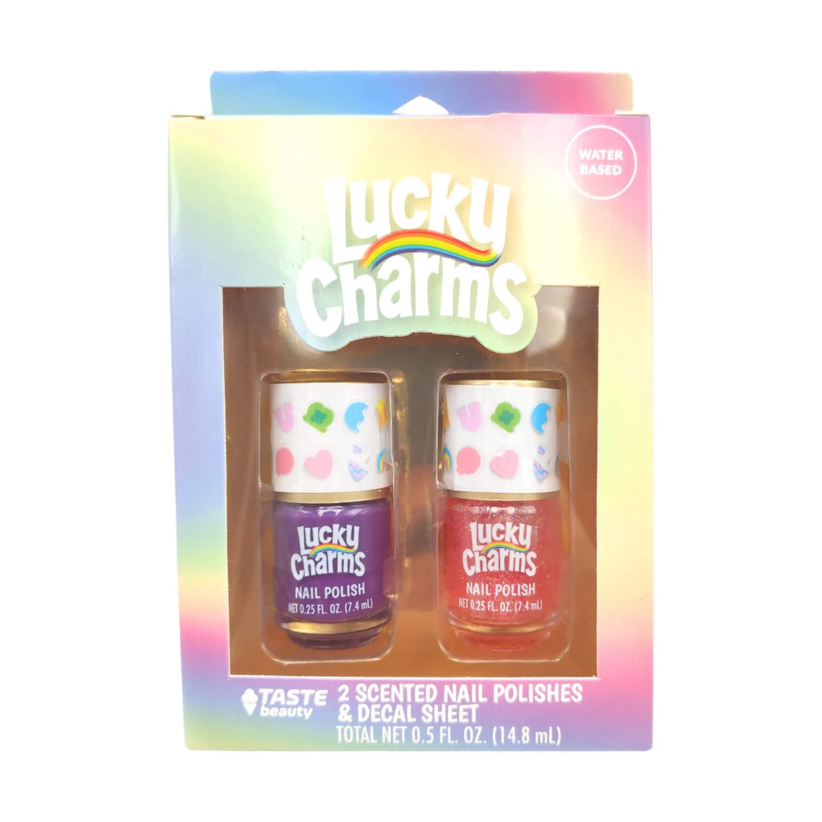 Taste Beauty Lucky Charms 2 Scented Nail Polish & Decal Sheet, 0.5 fl oz — pOpshelf penny item