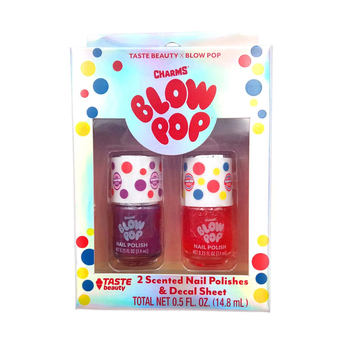 Taste Beauty Blow Pop 2 Scented Nail Polish & Decal Sheet, 0.5 fl oz — pOpshelf penny item